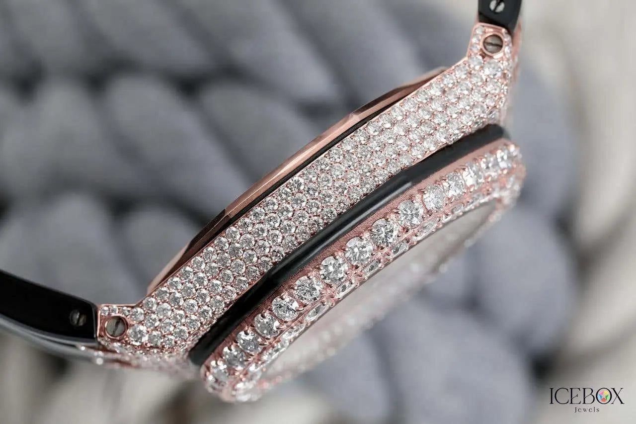 Luxury Custom Moissanite Watch – Iced Out Bust Down Hip Hop Jewelry for Men & Women | VVS Diamond Timepiece (Copy)