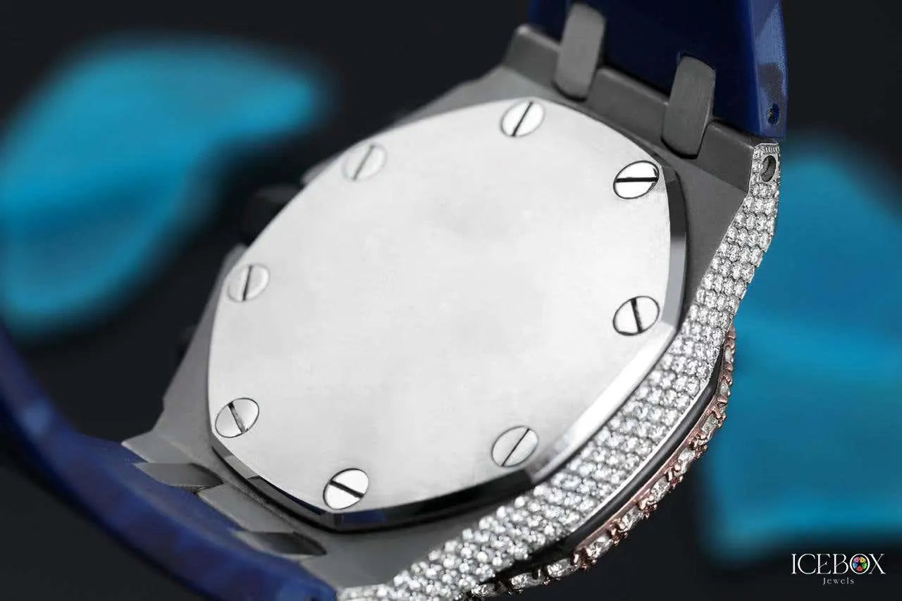 Luxury Custom Moissanite Watch – Iced Out Bust Down Hip Hop Jewelry for Men & Women | VVS Diamond Timepiece