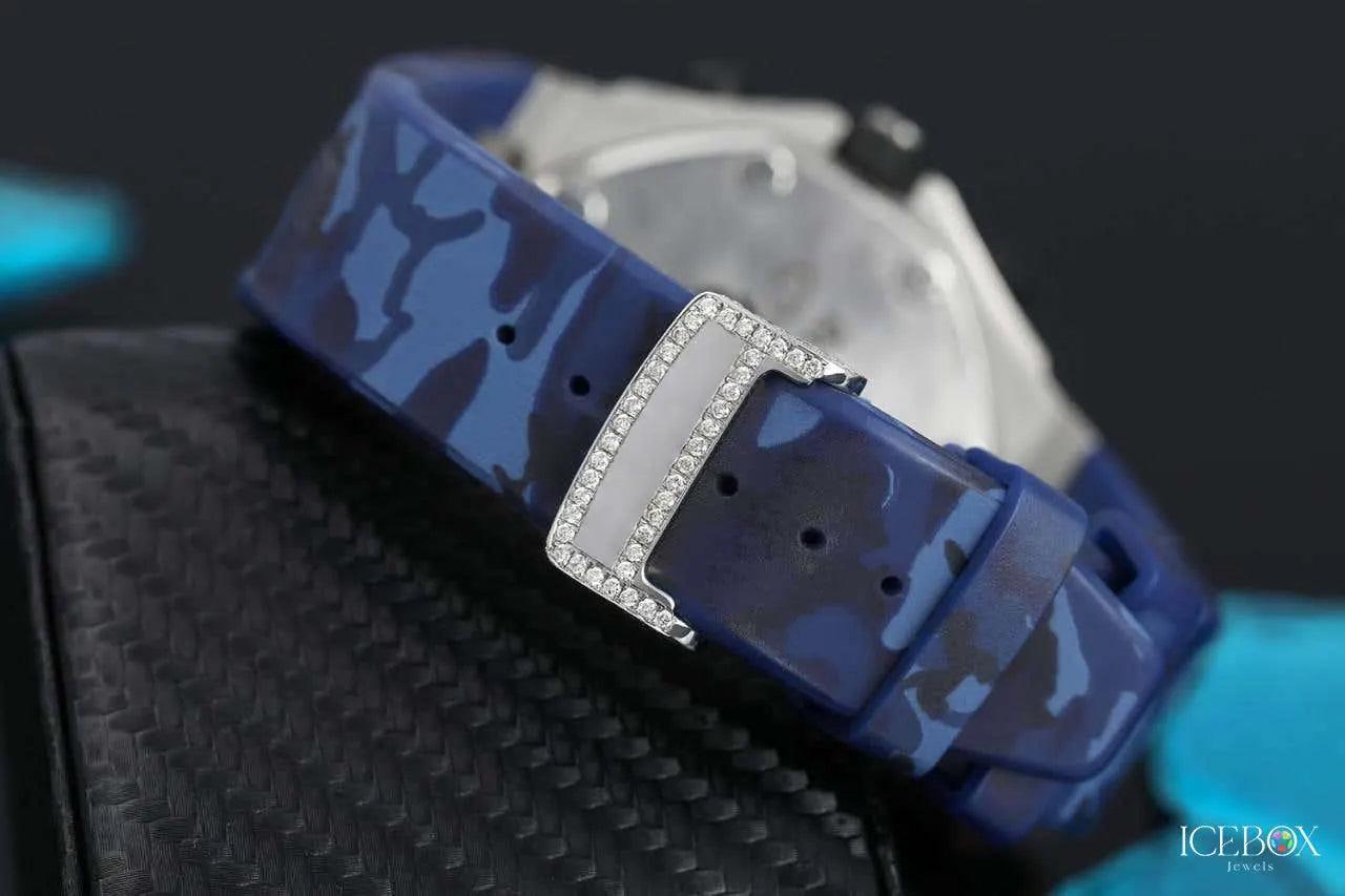 Luxury Custom Moissanite Watch – Iced Out Bust Down Hip Hop Jewelry for Men & Women | VVS Diamond Timepiece