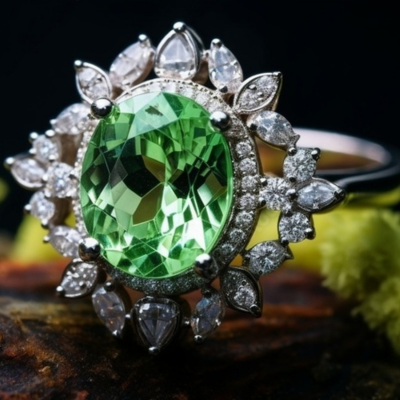 Colored Diamond Ring