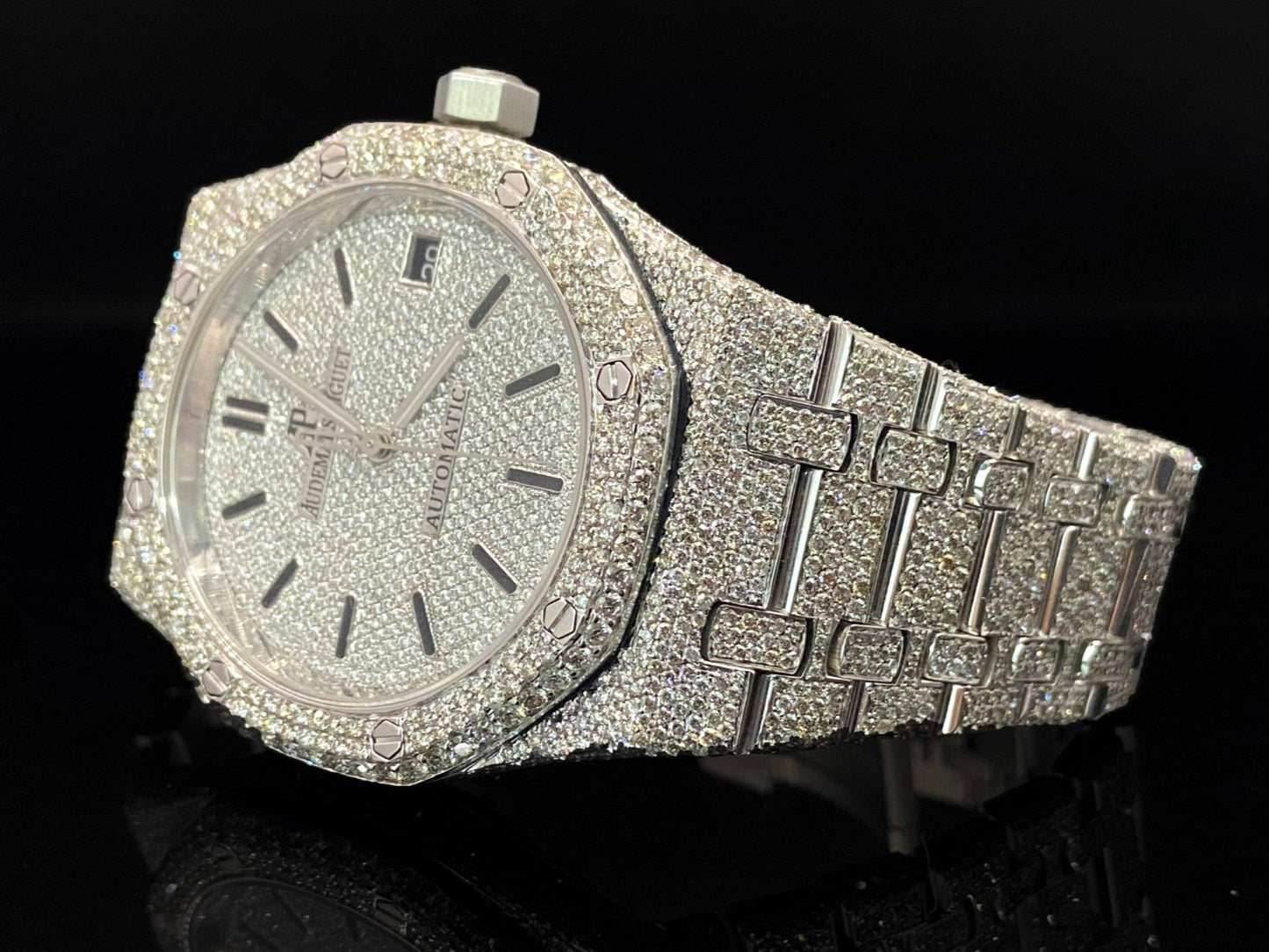 Luxury Men's Diamond Watch | Royal Elegant Moissanite Fully Automatic | Excellent Quality