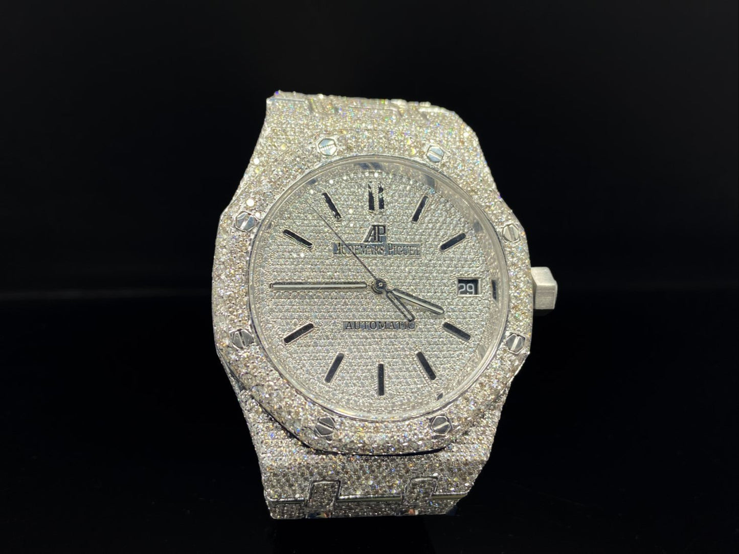 Luxury Men's Diamond Watch | Royal Elegant Moissanite Fully Automatic | Excellent Quality